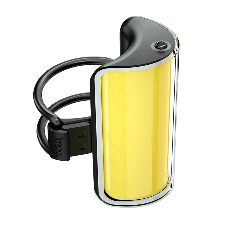 Knog Mid Cobber Bike Light - USB Rechargeable Bike Headlight and Tail Light Set, 330Â° Visibility, 320/170 Lumens, IP67 Waterproof, 8 Light Modes & App Customization - Image 1